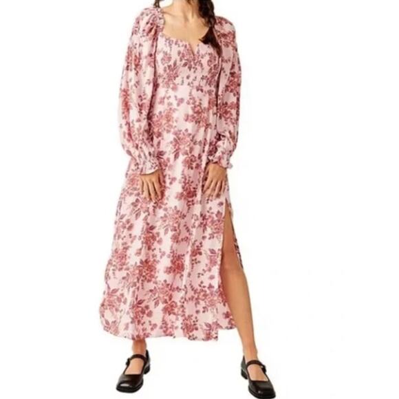 MSRP $168 NWT Free People Jaymes Floral Print Square Neck Size XS-S | QUICK SHIP - Picture 2 of 8